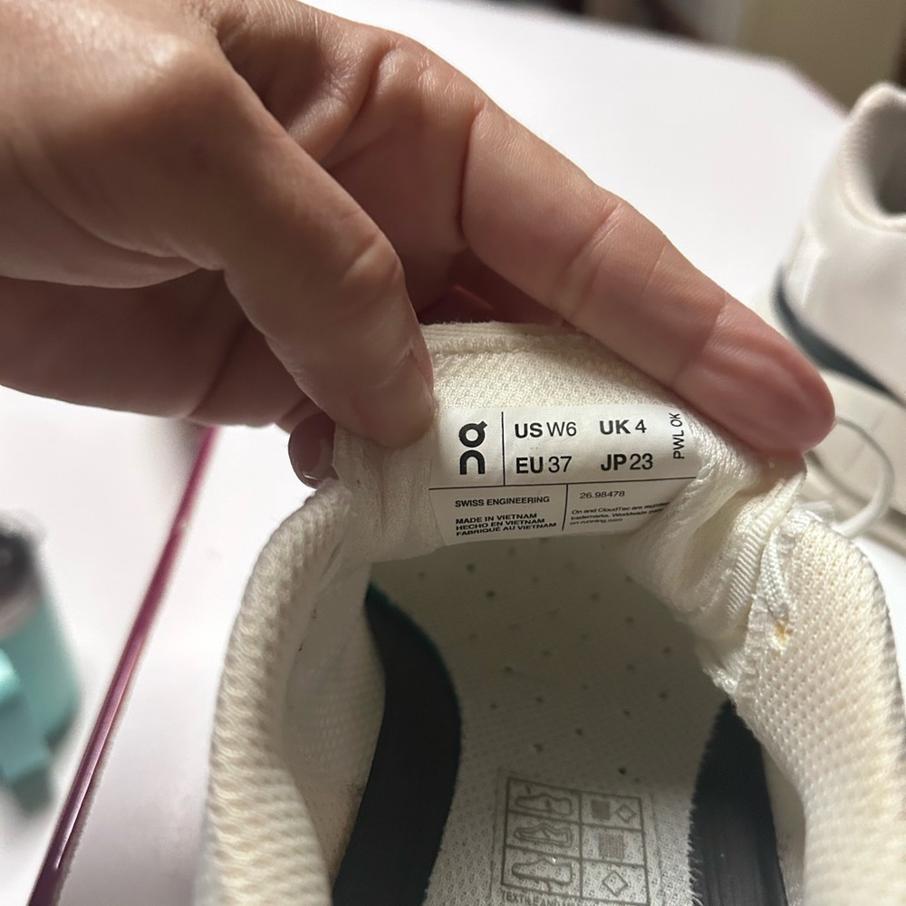 On Women's White Athletic Shoes